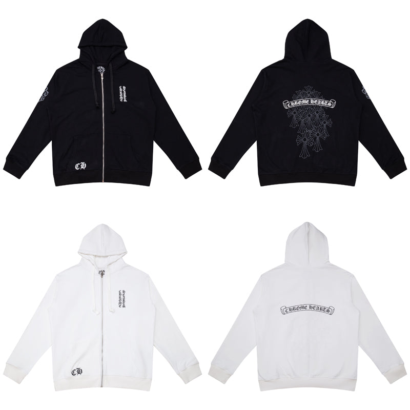 Chrome Hearts ジップアップ パーカー K5006