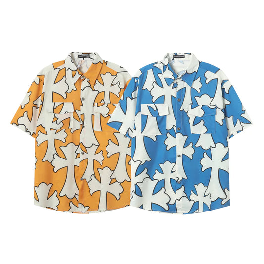 Chrome Hearts 2025Quick-drying short-sleeved shirts are super popular 2285